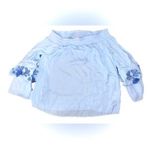 Lilly Pulitzer top (sz xs) light blue